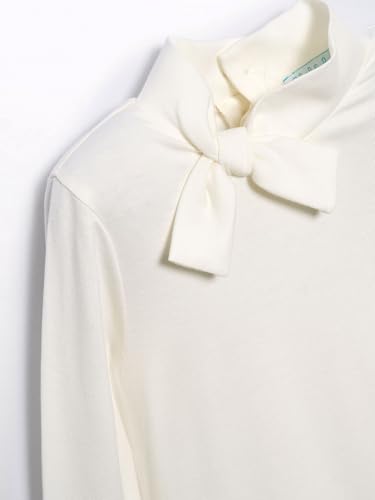 Abel & Lula Knitting Turtleneck for Girls Cream3