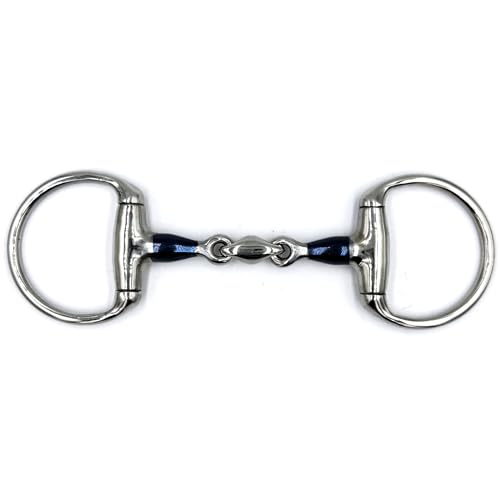 Mors à tête d'olive double brisé pour cheval rigide ou difficile à décontracter - 3