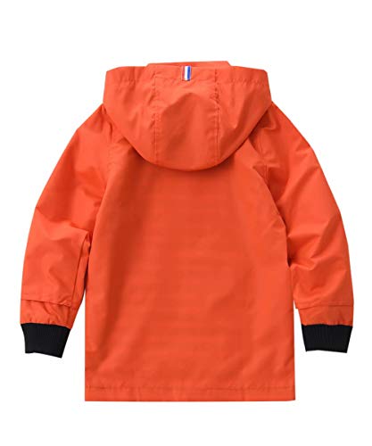 Image of Hiheart Boys Girls Waterproof Hooded Jackets Cotton Lined Rain Jackets