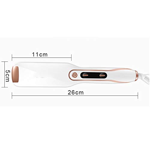 Hair Care Professional PTC Heating Straightener Curler Styler Brush Straighting Ceramic Curling Iron Hot Comb Brushes miniatura 2