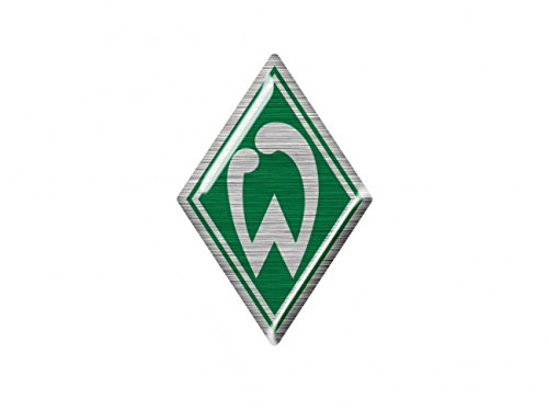 Werder Bremen Sticker/Aufkleber Raute 3 D Werder Bremen Sticker/Aufkleber Raute 3 D