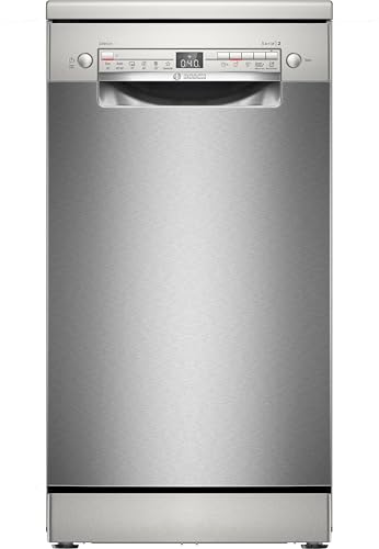 Série 2, Lave-vaisselle pose-libre, 45 cm, Acier brossé anti-traces, SPS2HKI55E