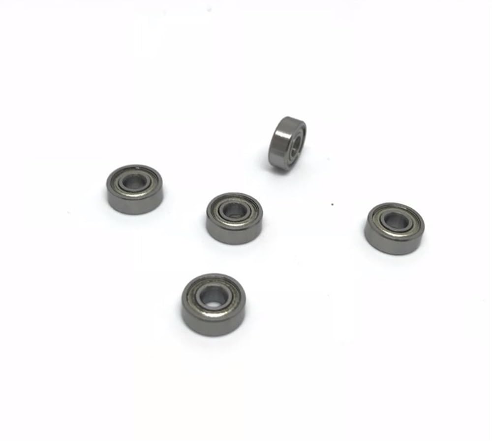 WTEPNQQDI 50Pcs MR83ZZ MR83-2RS L-830ZZ 3x8x3 mm Deep Groove Ball Bearing Miniature MR83Z MR83