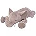 vidaXL Éléphant Jouet en Peluche XXL 120 cm Gris Poupée Enfants Bébé Décor