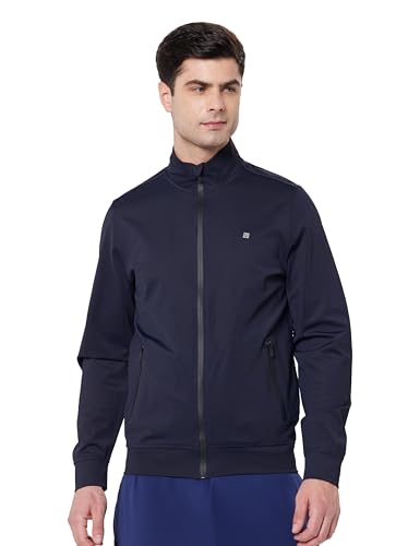 Image of Allen Solly Mens Cotton Blend Standard Length Jacket