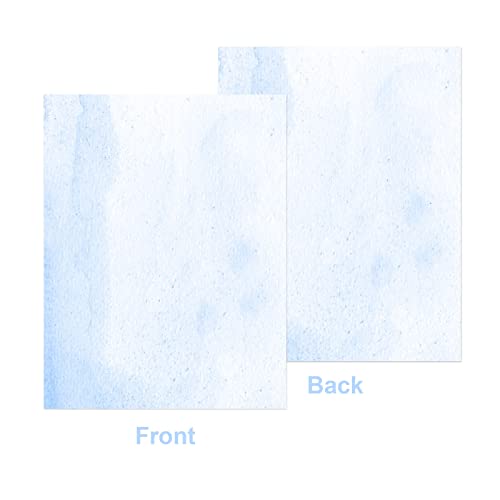 (2 Pack) Stationary Paper For Writing Letters - Watercolor Stationery Paper, Letter Size Writing Stationery Paper, 200 Sheets Double-Sided Invitation Colorful/Decorative Printer Paper, 8.5" X 11" #TOP6