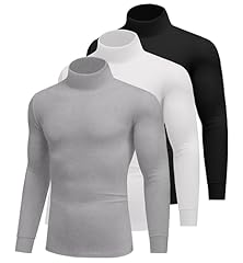 3pcs Black / Light Grey / White