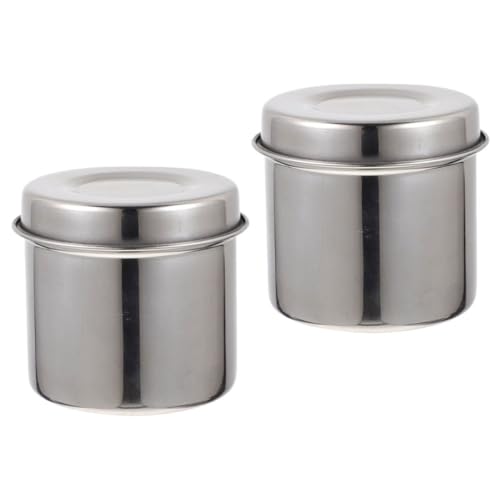 Recipiente para gasas de acero inoxidable, ideal para clínicas, consultas y primeros auxilios