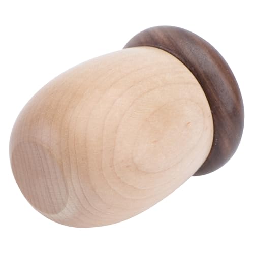 UKCOCO Portastuzzicadenti in Noce Nero Forma Ghianda Contenitore per Stuzzicadenti per Tavolo da Pranzo Design Naturale e Resistente per Casa