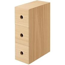 for MUJI Three-Tier Wooden Storage Unit