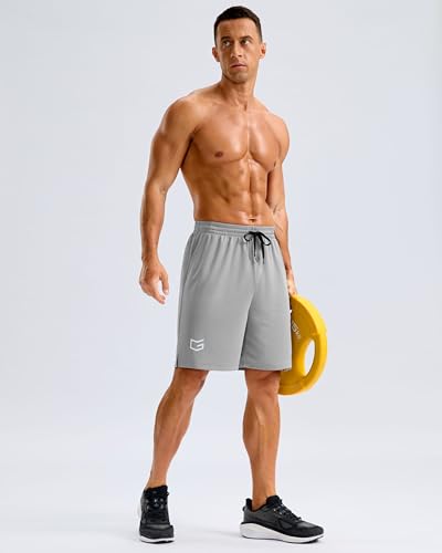 Image of G Gradual Men's Athletic Workout Shorts with Pockets 5 inch /7 inch /9 inch Lightweight Quick Dry Gym Basketball Running Shorts for Men