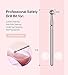 MelodySusie Ball Shape Cuticle Clean Nail Drill Bit 3/32'' with All in One Nail Brush Set
