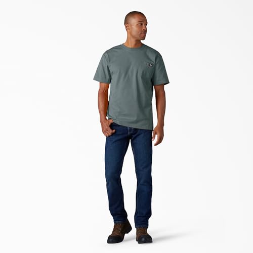 Image of Dickies Men's Heavyweight Heathered Short Sleeve Pocket T-Shirt