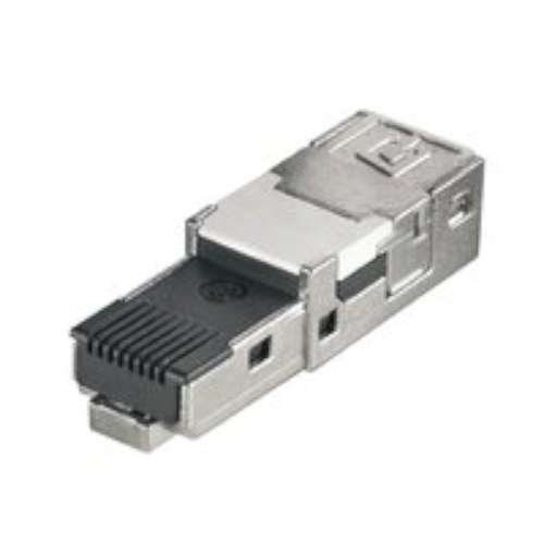 Conector IE-PI-RJ45-FH-P Weidmuller 1132030000 para redes modulares sin herramientas