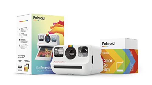 Polaroid Go Everything Box Camera and Instant Film Bundle (6036) (Renewed)