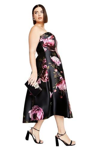 Image of City Chic Women's Plus Size Dress - Tiffany Bloom