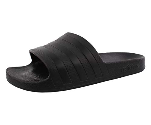 adidas Unisex Adilette Aqua Slide Sandal, Core Black/Core Black/Core Black, 7 US Men