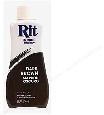 Rit 88250 8 Oz Dark Brown Liquid Dye