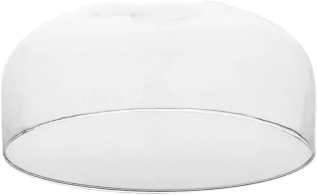 Glass Smoking Cloche Dome Cover for Desserts and Food, Glass Dome Lid for Smoke Infuser, Keeps Smoke and Adds Smoky Flavor, for Cocktail and Whiskey Serving
