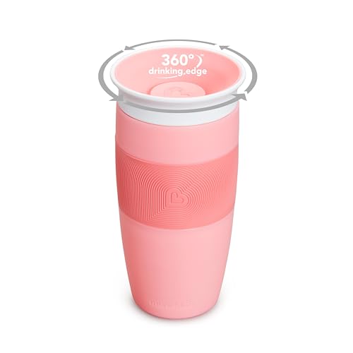 Munchkin Miracle 360 Sippy Cup, Pink, 14 Ounce