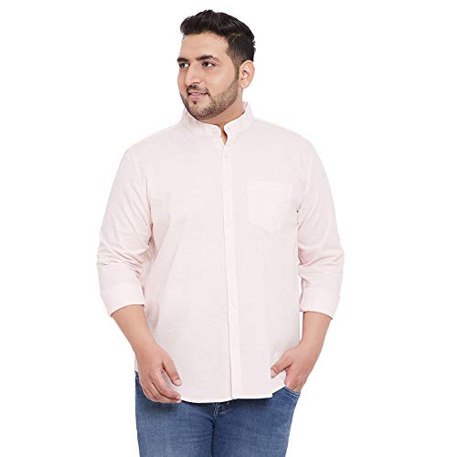 Image of Instafab Plus Men Plus Size Solid Stylish Casual Shirts
