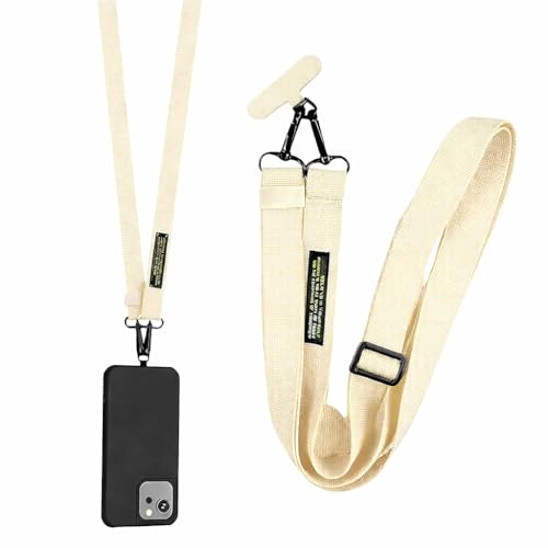Image of AccuPrints Sumiko Phone Lanyard, Adjustable Polyester Lanyard, Universal Neck Strap With a Tether Pad For Phone Case Keys Id Badges, Mobile Strap Compatible With Most Mobile Phones parents