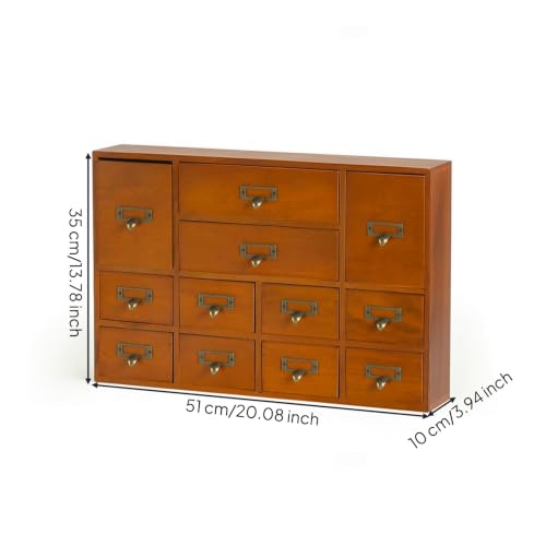 Mueble para estudiantes con doce cajones para maximizar espacio de mesa 4