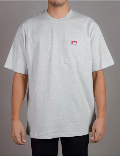 Durable Khaki Short Sleeve T-Shirt with Pocket by Ben Davis Co