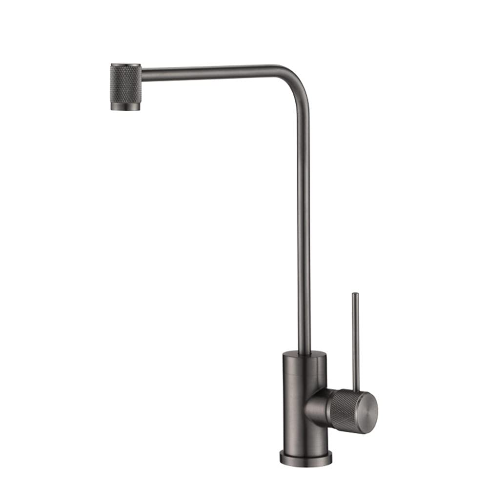 SaryEdge faucet Tap 360 Rotation Fits Drinking Water Filter Systems Reverse Osmosis Kitchen Sink Faucet Tap-Gray-B，Gris-B，Gris-B
