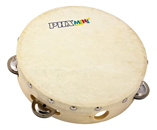 PANDEIRO INFANTIL COM PELE ANIMAL 8 POLEGADAS TH8-6 - PHX