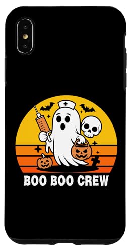 Boo Boo Crew Funny Ghost nEB Ōt p TVc X}zP[X iPhone XS Max p