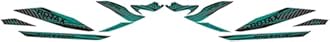 Jet Ski SeaDoo GTR 230 Riva Racing 2024 2025 Stickers Set - Premium Vinyl Decals Kit Graphics with Bubble-Free Technology Adhesive, Jetski Sea Doo (Reef Blue)