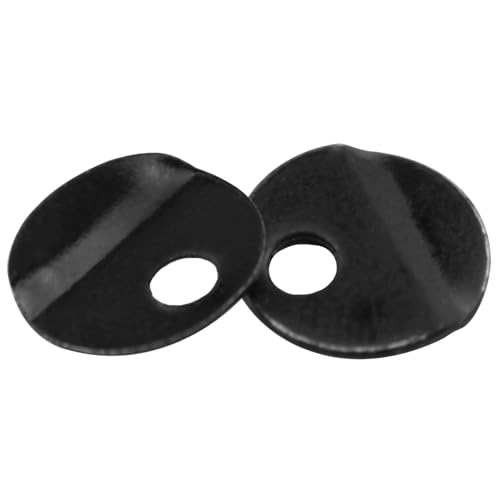 Image of 100 Metal Round Press Black + 100 Screws Picture Frame Backing Clips Picture Frame Clips to Hold Picture in Frame for Hanging Pictures Poster 100 Set