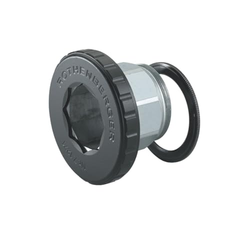 Rothenberger ROFIX Adapter with Locking Ring for Supertronic 2000 - For Receiving Threaded Cutting Heads - Fits 1/4" to 1-1/4" Die Heads - 71271