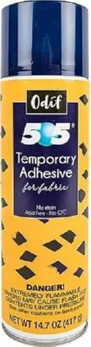 Odif USA 505 Spray and Fix Temporary Fabric Adhesive 14.7 Oz