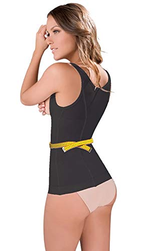 Recopilación de Camisetas moldeadoras para Mujer Top 5. 47 Body siluette Faja Camiseta Senos Libres Modelo 107 Alto Control (Grande, Negro)