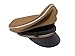 Generic Replica WW2 German Desert Officer Hat Cap Visor WWII Officer Cap (58/59CM), Large, Brown