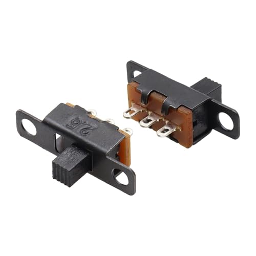 Interruptor de palanca SS12F15 de 3 pines mango 4mm 1P2T pack de 50 2