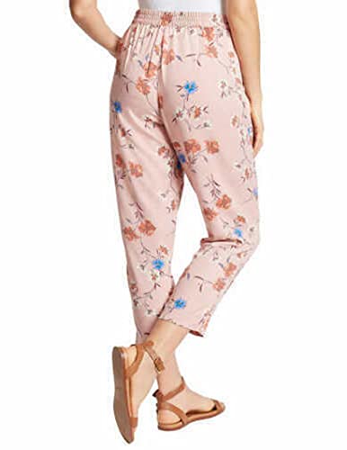 Jessica Simpson Women's Cadie Soft Pants (XXL, Pink Floral)3