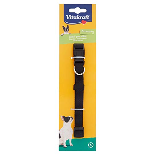 Vitakraft - Collier en Nylon pour chien Premium Doublé Noir - S thumbnail