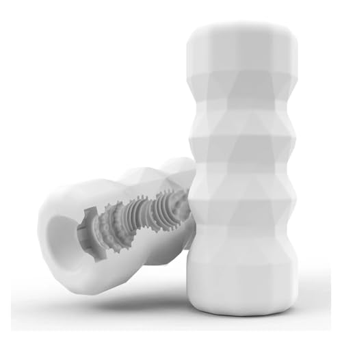 Ergonomisches Entspannungsgerät – Handmassagegerät aus Silikon for Männer zur Muskelentspannung und verbesserten Konzentration, leicht zu reinigen, reisefreundliches Design(WHITE)