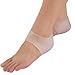 LOTGO (Pack of 1 Pair 2 PCS) Heel Protectors,Gel Heel Protector Glove Cushion Cups for Heel Pain Which Provides an Immediate Pain and Pressure Relief, Cushioning Protection