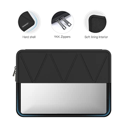 Smatree Hard Shell Carrying Case Compatible with 14 inch MacBook Pro 2021 Model (Not Suitable for Other 14 inch Laptops!), Excellent Protection, Shockproof Laptop Sleeve, Black