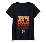 Photo Gallery donna mi piace braai divertente sud africa famiglia bbq maglietta con collo a v Photo Gallery donna mi piace braai divertente sud africa famiglia bbq maglietta con collo a v