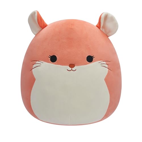 Image of Squishmallows Original 14-Inch Erica Peach Chinchilla - Large Ultrasoft Official Jazwares Plush