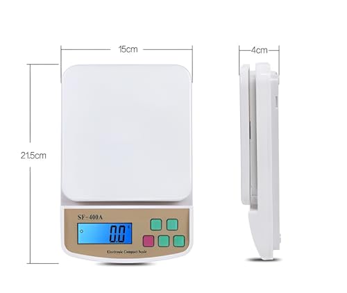 Image of GRAMTECHNOLOGY 10kg Digital Scale Weight Machine for Kitchen Food,Cooking, Weighing Scale for Health Fitness, Home Baking, Balance Diet 0012