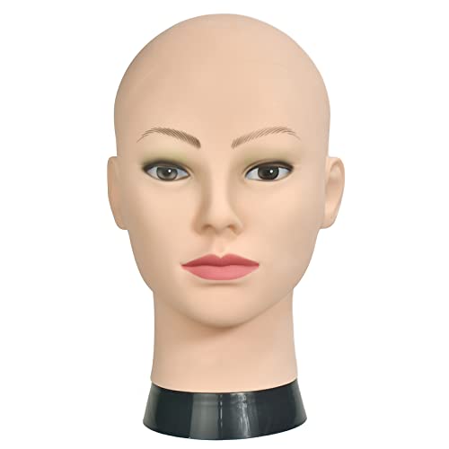 Cabeza de maniquí de cosmetología 12B con abrazadera incluida de regalo 1