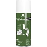 Tub and Tile Spray Paint (White), Tile Paint Bathtub Refinishing Kit for Tiles Ceramic Porcelain Fiberglass Resurfacing Bathroom Walls Toilets Sink Countertop DIY Waterproof 450ml White