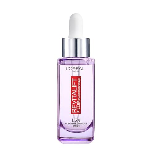 L’Oréal Paris, Sérum Anti-Rides Hyaluron PDRN+ Revitalift, boost d’hydratation rapide pour une peau lisse et éclatante, PDRN Filler, texture légère,...