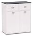 Suarez Buffet bajo Asfeld Blanco 2 Puertas 2 cajones Cocina almacenaje Estilo Moderno Mueble 90x80x40 cm…